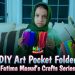 Diy Art Pocket Folder | Fatima Masud’s Craft Video
