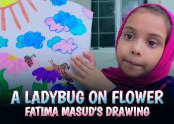 🐞A Ladybug on a Flower🌺 | Fatima Masuds Drawing | Akibuki । Kids Creation TV